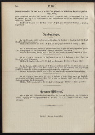 Post- und Telegraphen-Verordnungsblatt für das Verwaltungsgebiet des K.-K. Handelsministeriums 18901215 Seite: 4