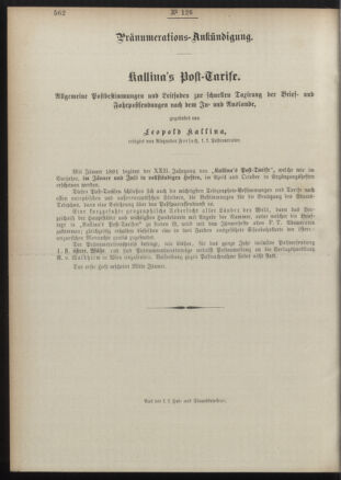 Post- und Telegraphen-Verordnungsblatt für das Verwaltungsgebiet des K.-K. Handelsministeriums 18901222 Seite: 4