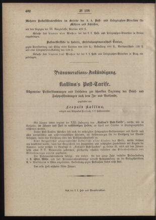 Post- und Telegraphen-Verordnungsblatt für das Verwaltungsgebiet des K.-K. Handelsministeriums 18901228 Seite: 4