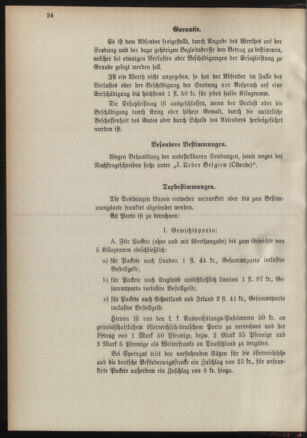 Post- und Telegraphen-Verordnungsblatt für das Verwaltungsgebiet des K.-K. Handelsministeriums 18910208 Seite: 6