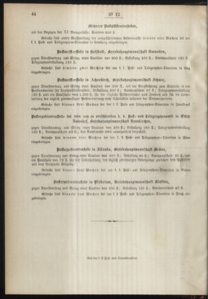 Post- und Telegraphen-Verordnungsblatt für das Verwaltungsgebiet des K.-K. Handelsministeriums 18910212 Seite: 4