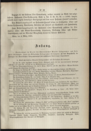 Post- und Telegraphen-Verordnungsblatt für das Verwaltungsgebiet des K.-K. Handelsministeriums 18910315 Seite: 3