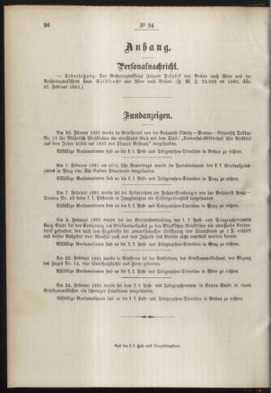 Post- und Telegraphen-Verordnungsblatt für das Verwaltungsgebiet des K.-K. Handelsministeriums 18910318 Seite: 4