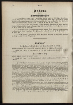 Post- und Telegraphen-Verordnungsblatt für das Verwaltungsgebiet des K.-K. Handelsministeriums 18910413 Seite: 2