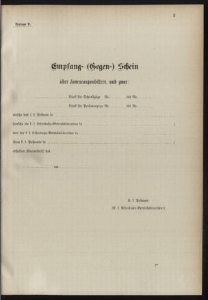 Post- und Telegraphen-Verordnungsblatt für das Verwaltungsgebiet des K.-K. Handelsministeriums 18910420 Seite: 11