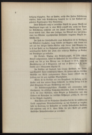 Post- und Telegraphen-Verordnungsblatt für das Verwaltungsgebiet des K.-K. Handelsministeriums 18910424 Seite: 8