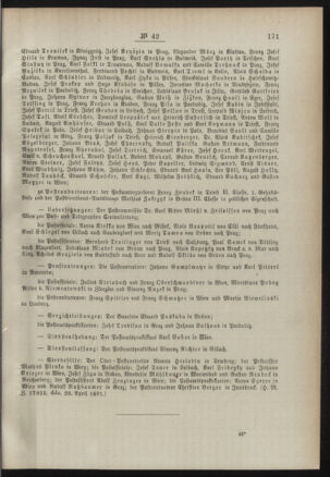 Post- und Telegraphen-Verordnungsblatt für das Verwaltungsgebiet des K.-K. Handelsministeriums 18910504 Seite: 3