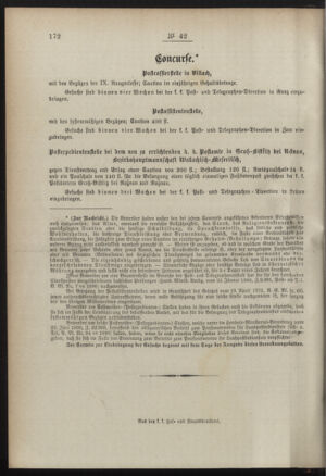 Post- und Telegraphen-Verordnungsblatt für das Verwaltungsgebiet des K.-K. Handelsministeriums 18910504 Seite: 4