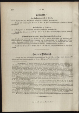 Post- und Telegraphen-Verordnungsblatt für das Verwaltungsgebiet des K.-K. Handelsministeriums 18910511 Seite: 4