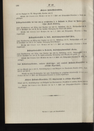 Post- und Telegraphen-Verordnungsblatt für das Verwaltungsgebiet des K.-K. Handelsministeriums 18910521 Seite: 4