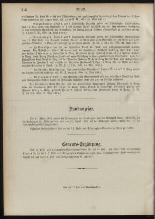 Post- und Telegraphen-Verordnungsblatt für das Verwaltungsgebiet des K.-K. Handelsministeriums 18910604 Seite: 4