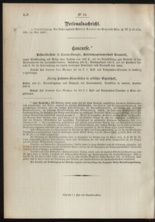 Post- und Telegraphen-Verordnungsblatt für das Verwaltungsgebiet des K.-K. Handelsministeriums 18910609 Seite: 4