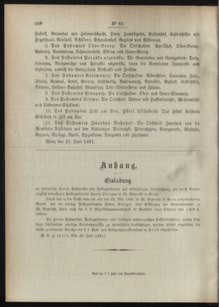 Post- und Telegraphen-Verordnungsblatt für das Verwaltungsgebiet des K.-K. Handelsministeriums 18910629 Seite: 4