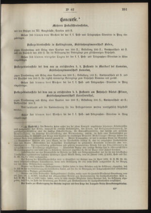 Post- und Telegraphen-Verordnungsblatt für das Verwaltungsgebiet des K.-K. Handelsministeriums 18910714 Seite: 3