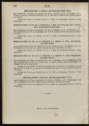 Post- und Telegraphen-Verordnungsblatt für das Verwaltungsgebiet des K.-K. Handelsministeriums 18910714 Seite: 4