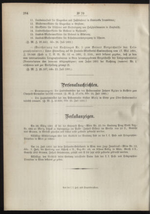 Post- und Telegraphen-Verordnungsblatt für das Verwaltungsgebiet des K.-K. Handelsministeriums 18910805 Seite: 4