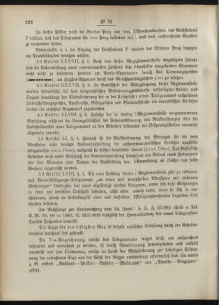 Post- und Telegraphen-Verordnungsblatt für das Verwaltungsgebiet des K.-K. Handelsministeriums 18910809 Seite: 4