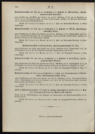 Post- und Telegraphen-Verordnungsblatt für das Verwaltungsgebiet des K.-K. Handelsministeriums 18910820 Seite: 4