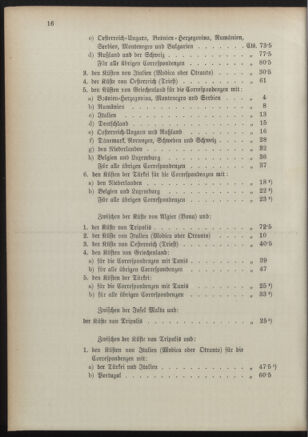 Post- und Telegraphen-Verordnungsblatt für das Verwaltungsgebiet des K.-K. Handelsministeriums 18910829 Seite: 20