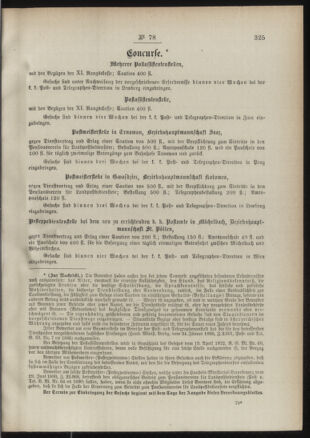 Post- und Telegraphen-Verordnungsblatt für das Verwaltungsgebiet des K.-K. Handelsministeriums 18910829 Seite: 3