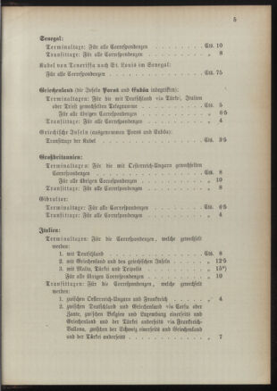 Post- und Telegraphen-Verordnungsblatt für das Verwaltungsgebiet des K.-K. Handelsministeriums 18910829 Seite: 9