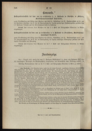 Post- und Telegraphen-Verordnungsblatt für das Verwaltungsgebiet des K.-K. Handelsministeriums 18910910 Seite: 4