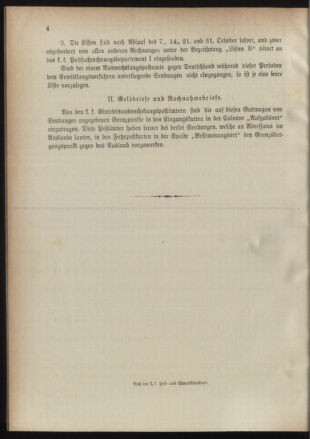 Post- und Telegraphen-Verordnungsblatt für das Verwaltungsgebiet des K.-K. Handelsministeriums 18910916 Seite: 8