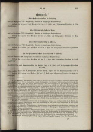 Post- und Telegraphen-Verordnungsblatt für das Verwaltungsgebiet des K.-K. Handelsministeriums 18910917 Seite: 3