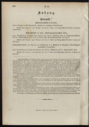 Post- und Telegraphen-Verordnungsblatt für das Verwaltungsgebiet des K.-K. Handelsministeriums 18910921 Seite: 4