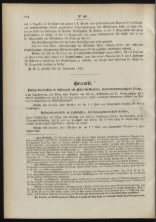 Post- und Telegraphen-Verordnungsblatt für das Verwaltungsgebiet des K.-K. Handelsministeriums 18910929 Seite: 2