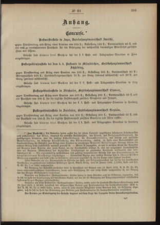 Post- und Telegraphen-Verordnungsblatt für das Verwaltungsgebiet des K.-K. Handelsministeriums 18911012 Seite: 3