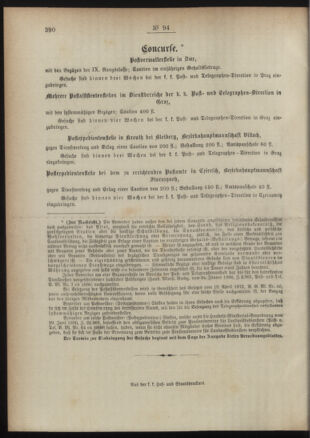 Post- und Telegraphen-Verordnungsblatt für das Verwaltungsgebiet des K.-K. Handelsministeriums 18911016 Seite: 4