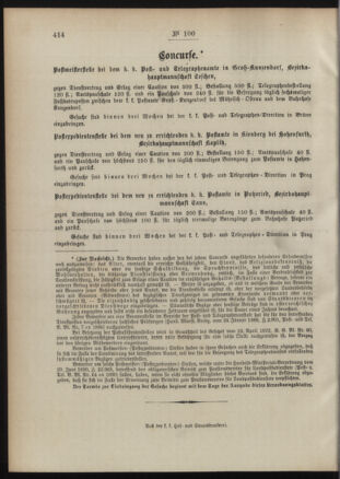 Post- und Telegraphen-Verordnungsblatt für das Verwaltungsgebiet des K.-K. Handelsministeriums 18911105 Seite: 4