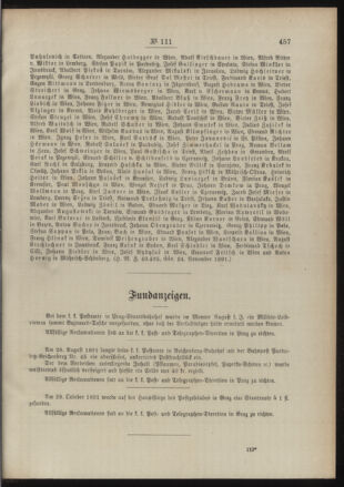 Post- und Telegraphen-Verordnungsblatt für das Verwaltungsgebiet des K.-K. Handelsministeriums 18911209 Seite: 3