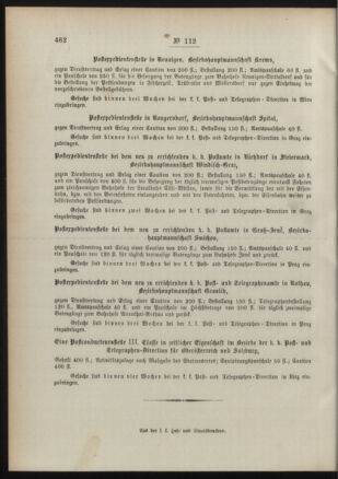 Post- und Telegraphen-Verordnungsblatt für das Verwaltungsgebiet des K.-K. Handelsministeriums 18911211 Seite: 4