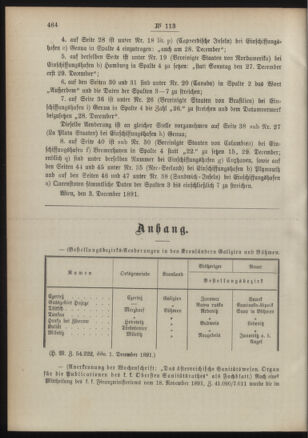 Post- und Telegraphen-Verordnungsblatt für das Verwaltungsgebiet des K.-K. Handelsministeriums 18911214 Seite: 2