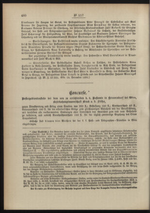 Post- und Telegraphen-Verordnungsblatt für das Verwaltungsgebiet des K.-K. Handelsministeriums 18911223 Seite: 2