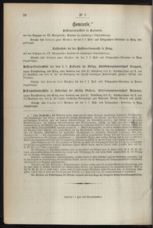 Post- und Telegraphen-Verordnungsblatt für das Verwaltungsgebiet des K.-K. Handelsministeriums 18920122 Seite: 4