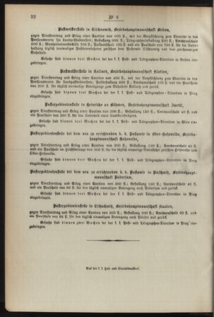 Post- und Telegraphen-Verordnungsblatt für das Verwaltungsgebiet des K.-K. Handelsministeriums 18920128 Seite: 4