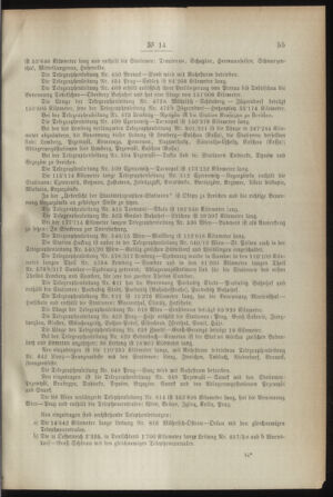 Post- und Telegraphen-Verordnungsblatt für das Verwaltungsgebiet des K.-K. Handelsministeriums 18920209 Seite: 3