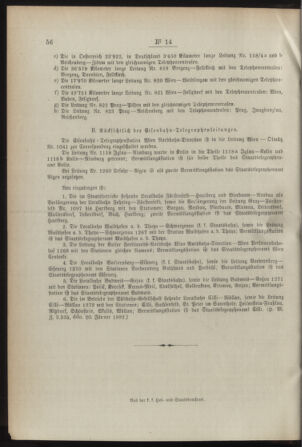 Post- und Telegraphen-Verordnungsblatt für das Verwaltungsgebiet des K.-K. Handelsministeriums 18920209 Seite: 4