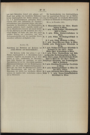 Post- und Telegraphen-Verordnungsblatt für das Verwaltungsgebiet des K.-K. Handelsministeriums 18920223 Seite: 13