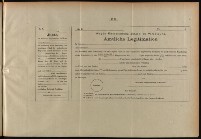 Post- und Telegraphen-Verordnungsblatt für das Verwaltungsgebiet des K.-K. Handelsministeriums 18920223 Seite: 27