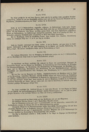 Post- und Telegraphen-Verordnungsblatt für das Verwaltungsgebiet des K.-K. Handelsministeriums 18920224 Seite: 7