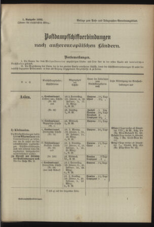 Post- und Telegraphen-Verordnungsblatt für das Verwaltungsgebiet des K.-K. Handelsministeriums 18920328 Seite: 5