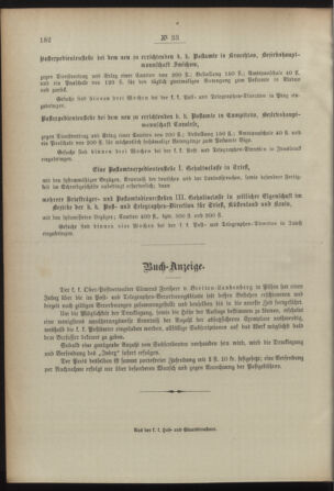 Post- und Telegraphen-Verordnungsblatt für das Verwaltungsgebiet des K.-K. Handelsministeriums 18920401 Seite: 4