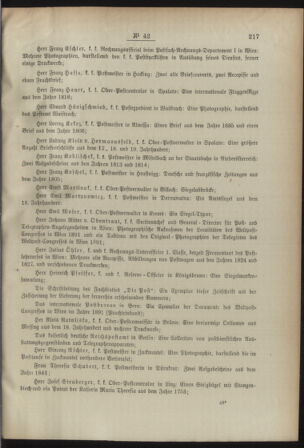 Post- und Telegraphen-Verordnungsblatt für das Verwaltungsgebiet des K.-K. Handelsministeriums 18920425 Seite: 3