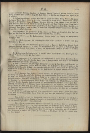 Post- und Telegraphen-Verordnungsblatt für das Verwaltungsgebiet des K.-K. Handelsministeriums 18920507 Seite: 3