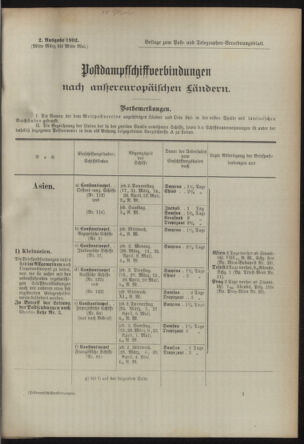 Post- und Telegraphen-Verordnungsblatt für das Verwaltungsgebiet des K.-K. Handelsministeriums 18920513 Seite: 5