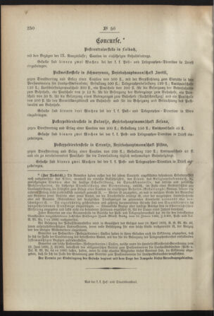 Post- und Telegraphen-Verordnungsblatt für das Verwaltungsgebiet des K.-K. Handelsministeriums 18920519 Seite: 4